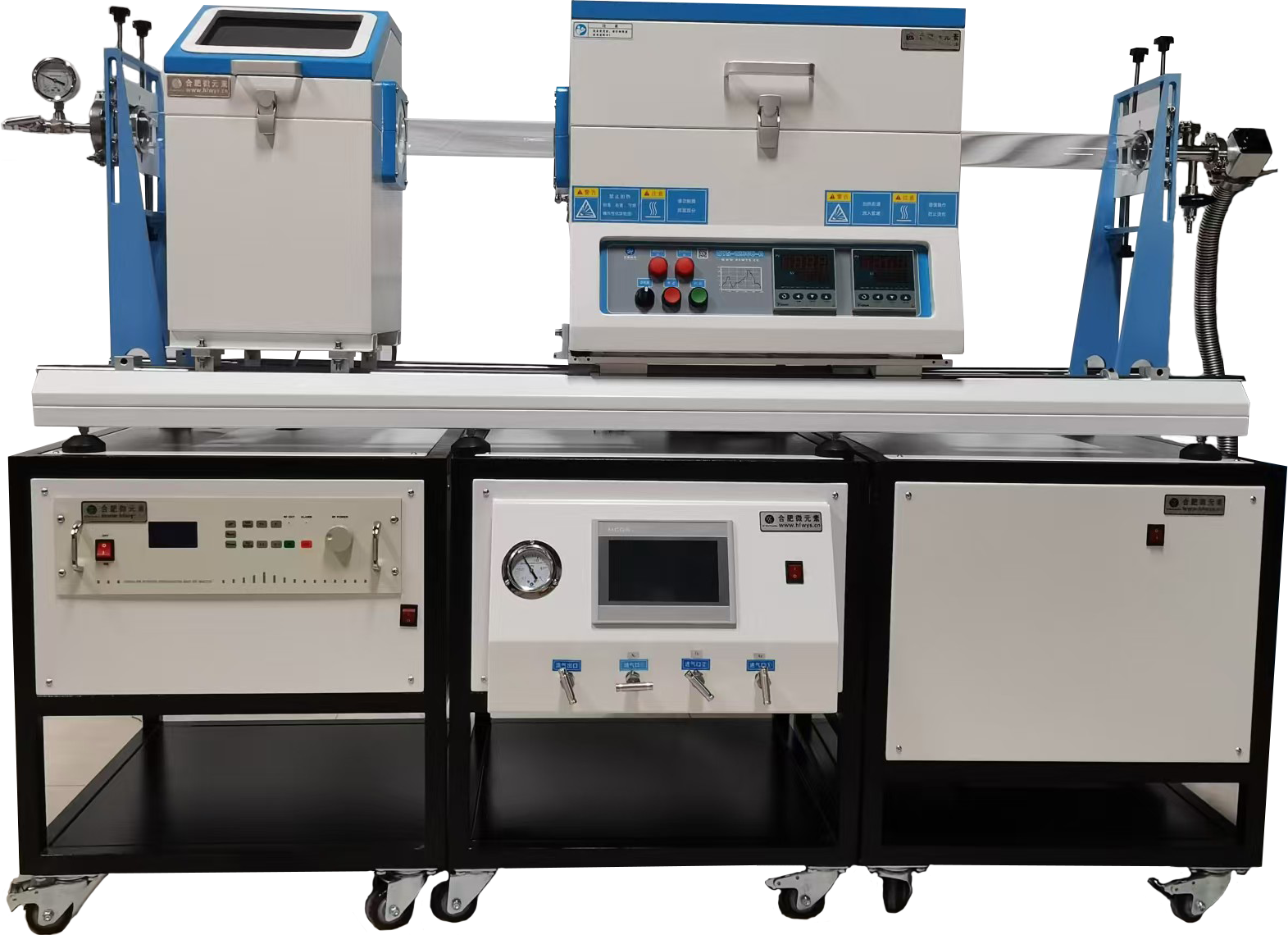 雙溫區管式滑軌爐 OYS-1200C-II-SL